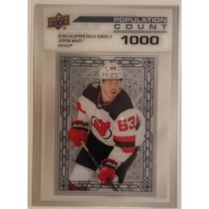 2023-24 Upper Deck Series 2 Population Count 1000 Jesper Bratt